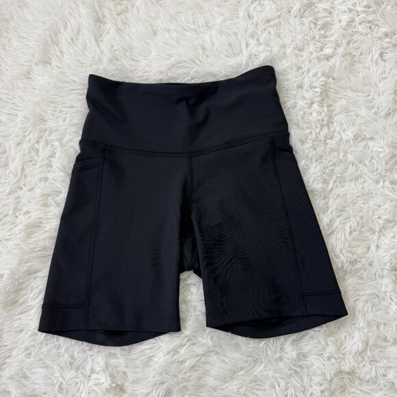 Old Navy High-Waisted PowerSoft Biker Shorts for Women Black -- 6-inch Size S - Picture 10 of 10